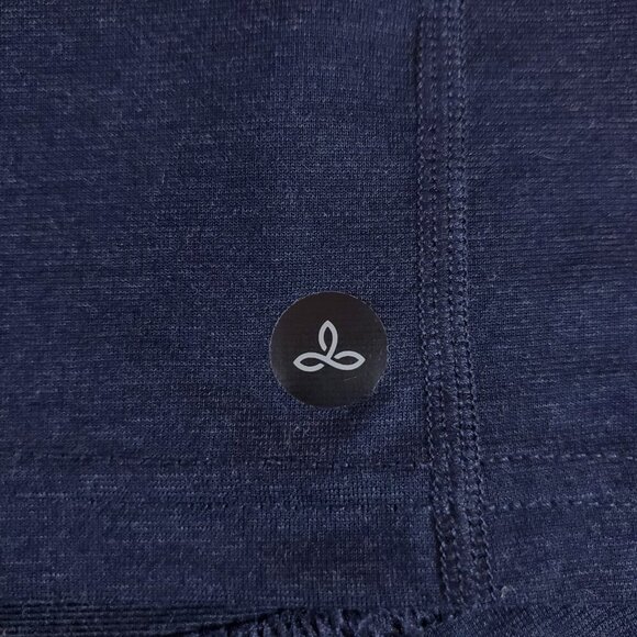 prAna Mens Size Medium Mission Trails Short Sleeve Tee T-Shirt Navy Blue - Picture 5 of 12